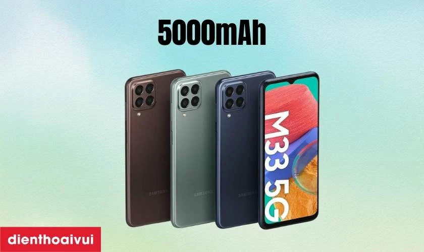 Vi&ecirc;n pin dung lượng lớn 5000mAh