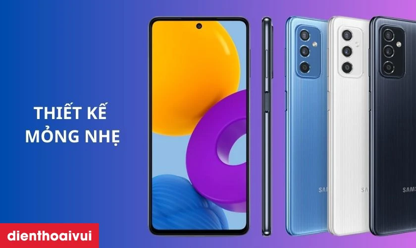 Thiết kế mỏng nhẹ, năng động