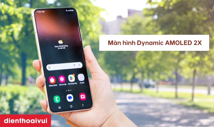 M&agrave;n h&igrave;nh Dynamic AMOLED 2X sắc n&eacute;t