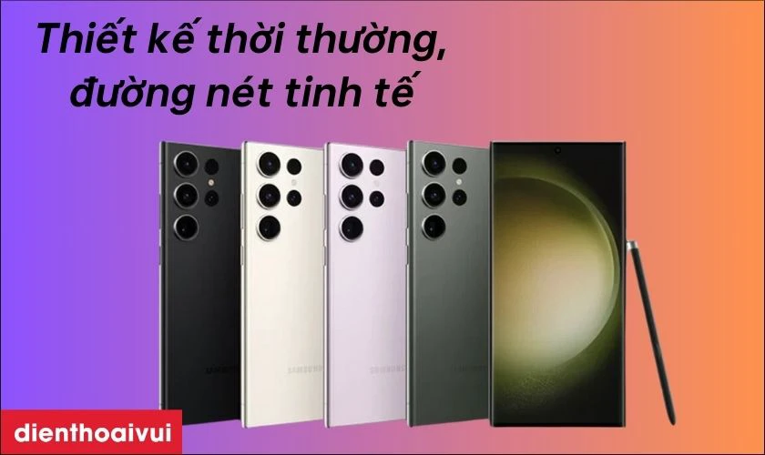 Thiết kế Samsung Galaxy S23 Ultra 5G 12GB 512GB tinh tế