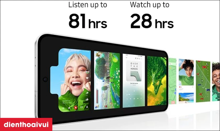 Thời lượng pin ấn tượng và sạc nhanh ổn định