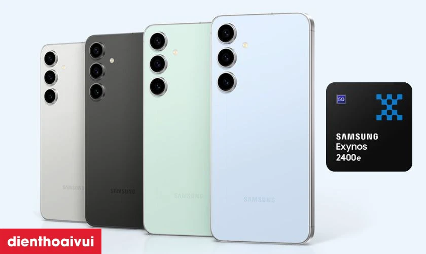 Chip Exynos 2400e kết hợp GPU Xclipse 940, RAM 8GB v&agrave; ROM 128GB