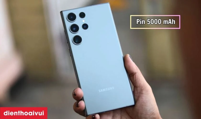 Pin 5000 mAh khủng - Hoạt động bền bỉ cả ng&agrave;y d&agrave;i