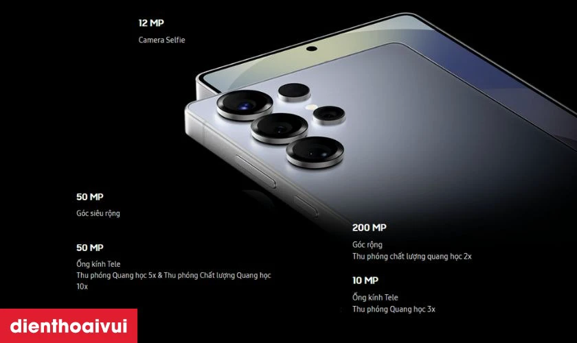 Hệ thống 4 camera chuyên nghiệp 200MP