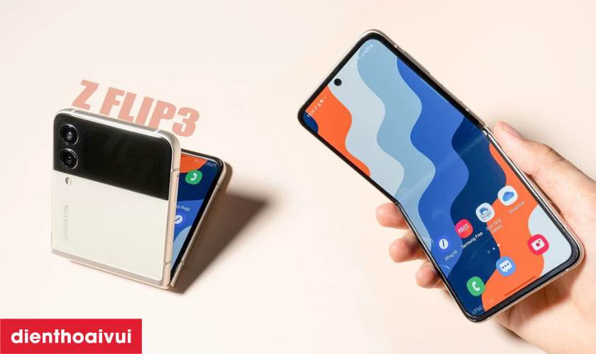 Điện thoại Galaxy Z Flip có thiết kế màn hình gập độc lạ