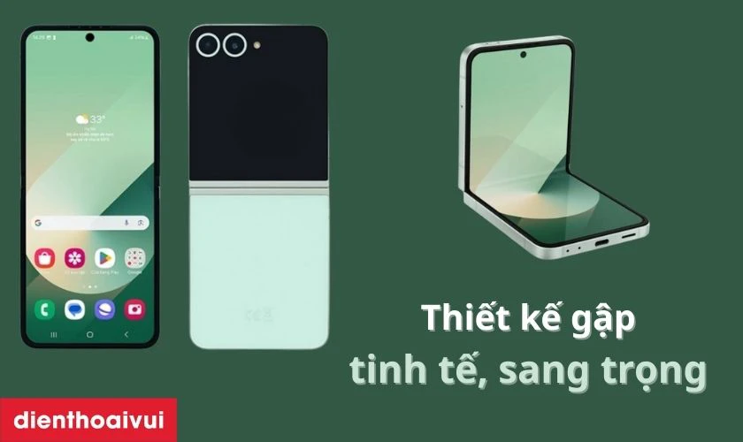 Samsung Galaxy Z Flip6 5G 512GB - Cũ đẹp c&oacute; thiết kế tinh tế, sang trọng