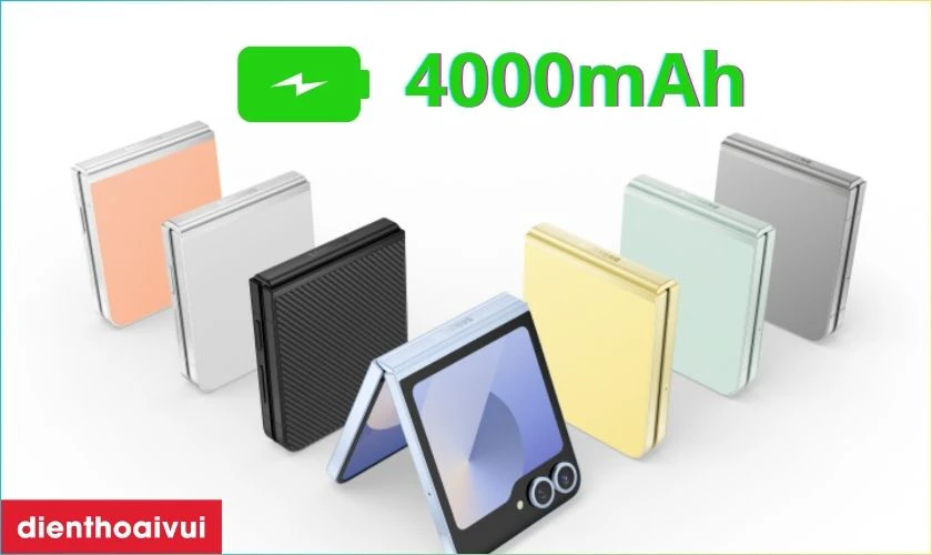 Vi&ecirc;n pin 4000mAh, thoải m&aacute;i d&ugrave;ng cả ng&agrave;y