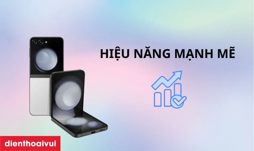 Z Flip5 256GB được trang bị c&aacute;c th&agrave;nh phần phần cứng mạnh mẽ