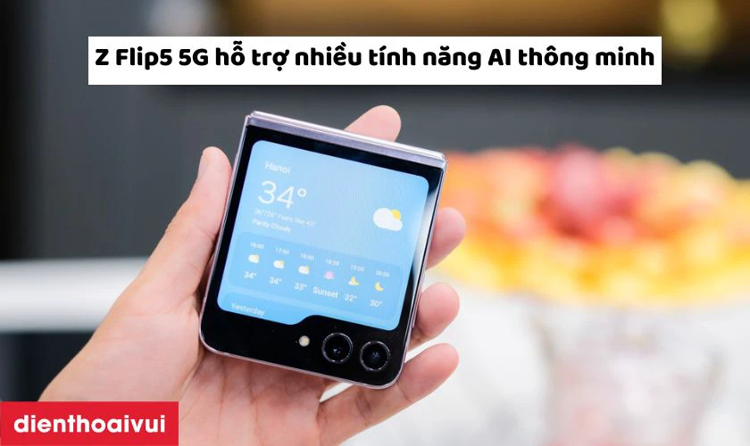 Samsung Galaxy Z Flip5 5G 512GB Line Friends - Đ&atilde; k&iacute;ch hoạt t&iacute;ch hợp AI th&ocirc;ng minh