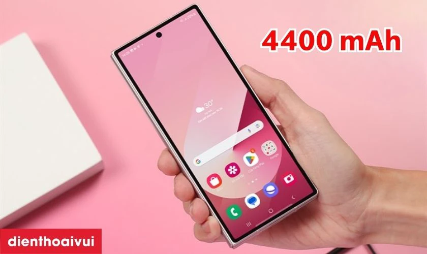 Samsung Galaxy Z Fold 6 c&oacute; vi&ecirc;n pin lớn v&agrave; hỗ trợ sạc nhanh