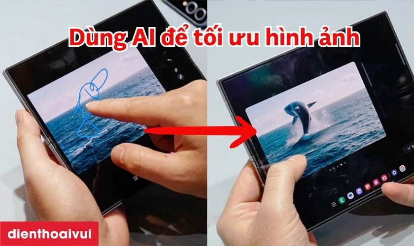 Samsung Galaxy Z Fold 6 5G 512GB - Cũ đẹp t&iacute;ch hợp AI v&agrave; bảo mật cao