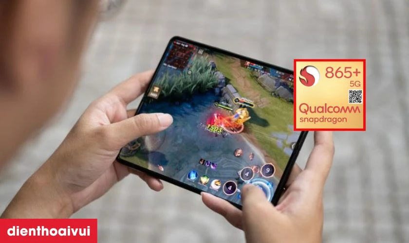 Z Fold2 5G sở hữu bộ xử l&yacute; Snapdragon 865+ ti&ecirc;n tiến hiệu năng mạnh mẽ