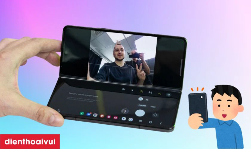Cụm camera ph&iacute;a sau với độ ph&acirc;n giải 50MP - 12 MP - 10MP