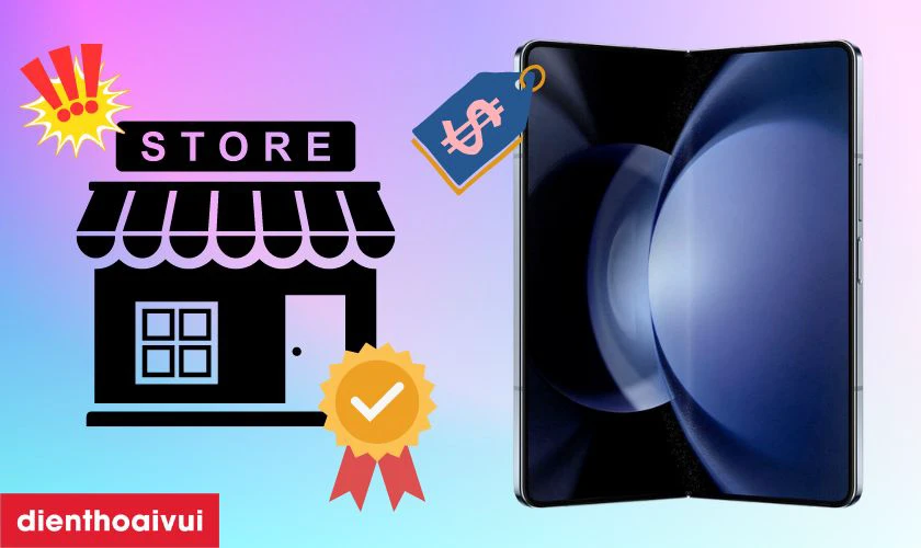 C&aacute;ch chọn địa chỉ mua Samsung Galaxy Z Fold5 12GB 512GB - Cũ Đẹp ch&iacute;nh h&atilde;ng