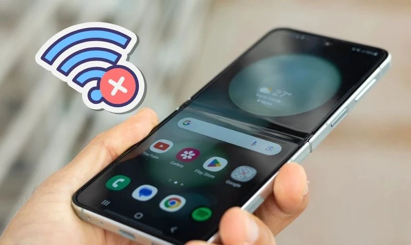 samsung kết nối wifi nhưng không vào được internet
