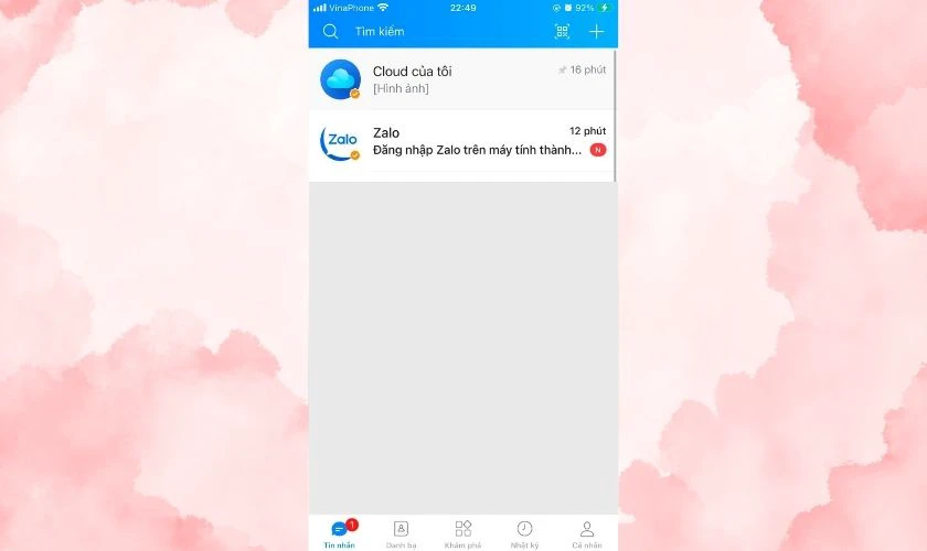 Truy cập giao diện ch&iacute;nh v&agrave; thay đổi c&aacute;c th&ocirc;ng tin c&aacute; nh&acirc;n cần thiết