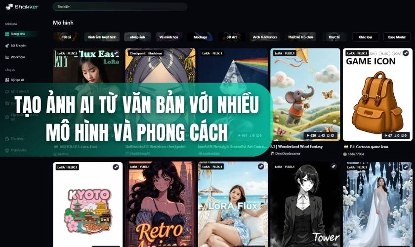 C&aacute;c t&iacute;nh năng nổi bật của Shakker AI l&agrave; g&igrave;