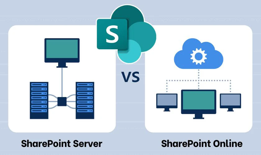 Sự kh&aacute;c biệt giữa SharePoint Online v&agrave; SharePoint Server