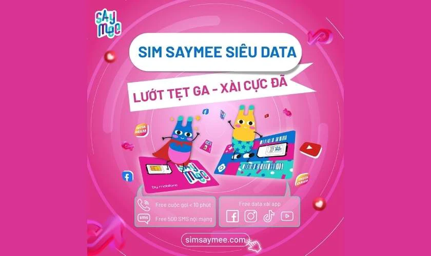 Lợi &iacute;ch SIM Saymee nh&agrave; mạng MobiFone mang lại l&agrave; g&igrave;?
