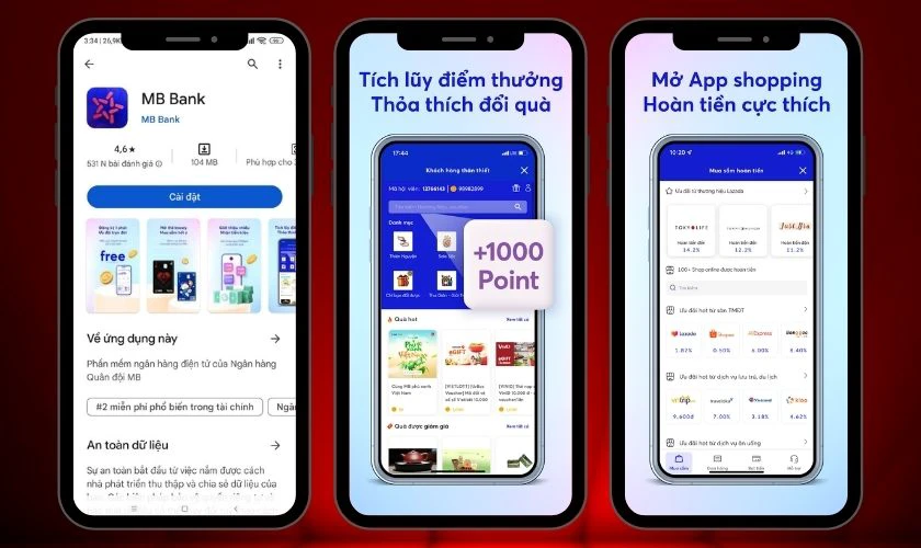 MB Bank - Ứng dụng kiếm tiền online qua ng&acirc;n h&agrave;ng