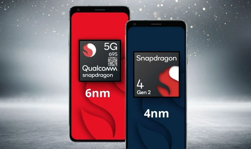 So sánh tốc độ xử lý và hiệu suất làm việc thực tế của Snapdragon 4 Gen 2 và 695