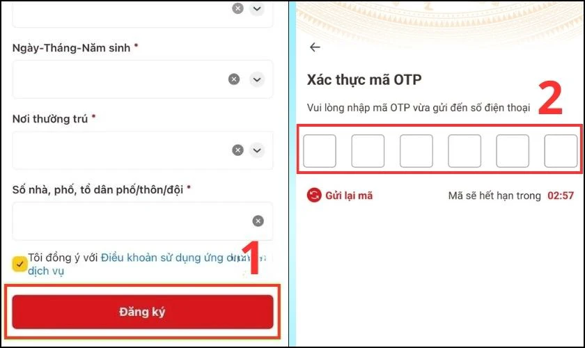 Kiểm tra lại th&ocirc;ng tin v&agrave; nhấn X&aacute;c nhận