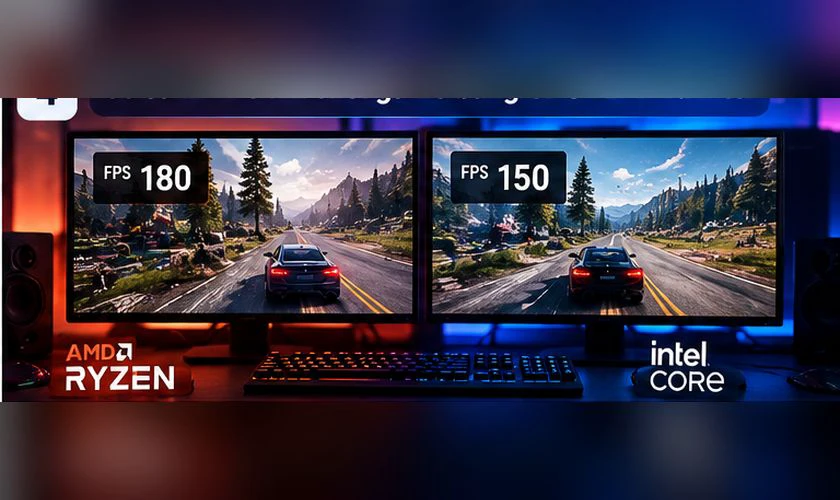 So sánh chip AMD và Intel khi chơi game
