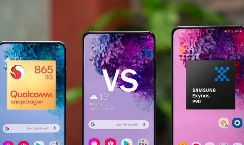 So sánh 2 chip điện thoại thuộc 2 hãng khác nhau