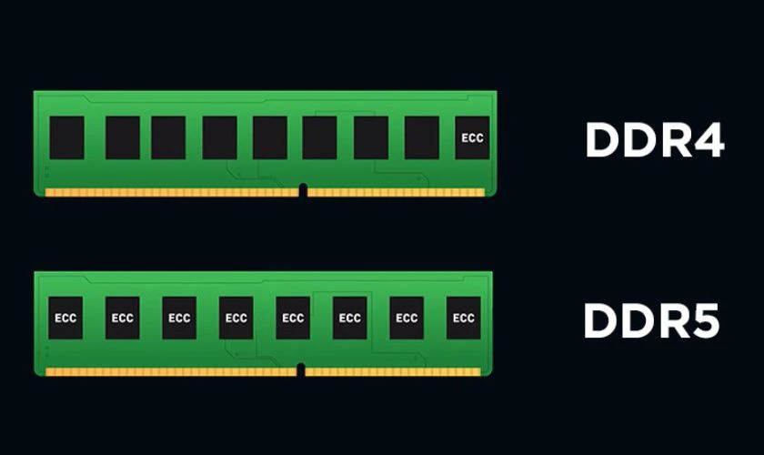 So sánh DDR4 và DDR5? DDR5 có tốt hơn DDR4 không?