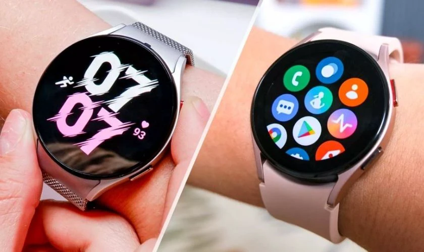 So s&aacute;nh Galaxy Watch 4 v&agrave; 5 về thiết kế, chất liệu chế t&aacute;c
