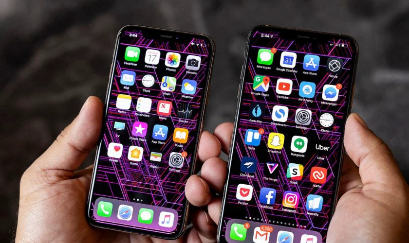 So sánh chất lượng màn hình trên iPhone 11 cùng Xs Max