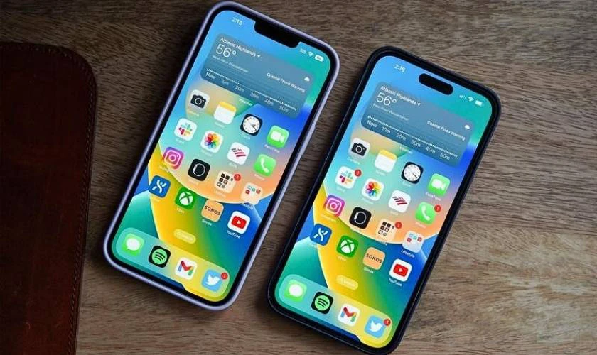 Cùng kích thước, trải nghiệm hiển thị tương đương