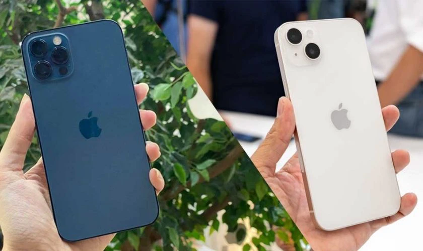 So sánh iPhone 12 Pro Max và 14 Plus về camera