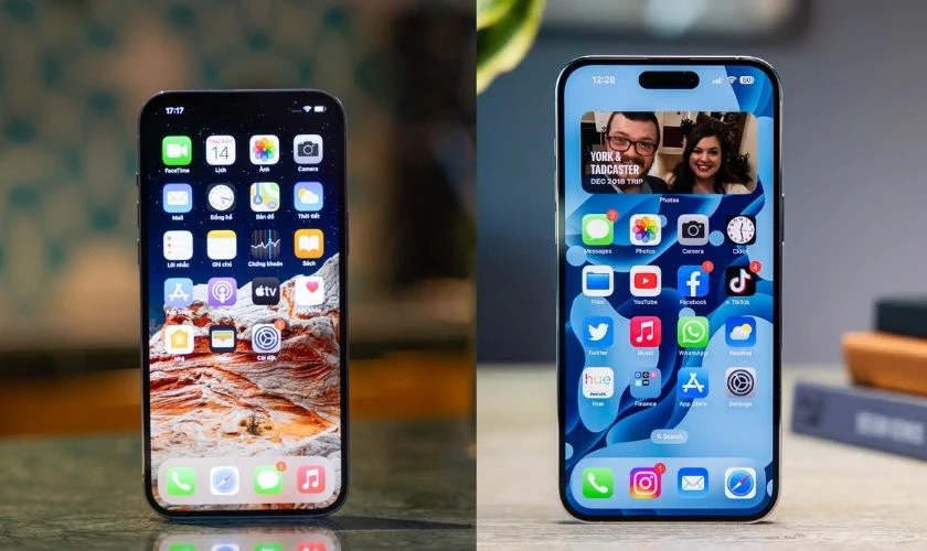 So sánh iPhone 12 Pro Max và 14 Pro Max chi tiết về màn hình