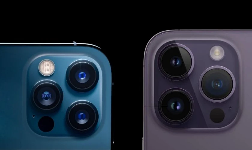 Về camera: 14 Pro Max nâng cấp camera chính 48MP