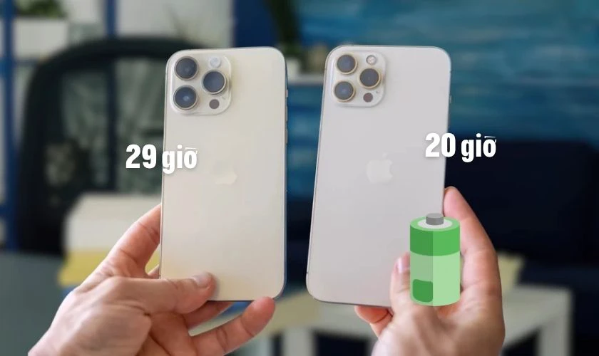 Về pin sạc: 14 Pro Max cho thời gian xem video lâu hơn