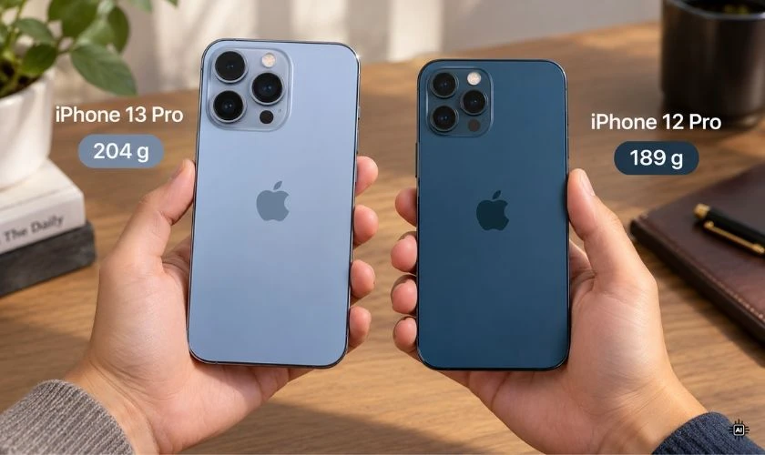 iPhone 12 Pro nhẹ hơn, kiểu dáng tương đồng