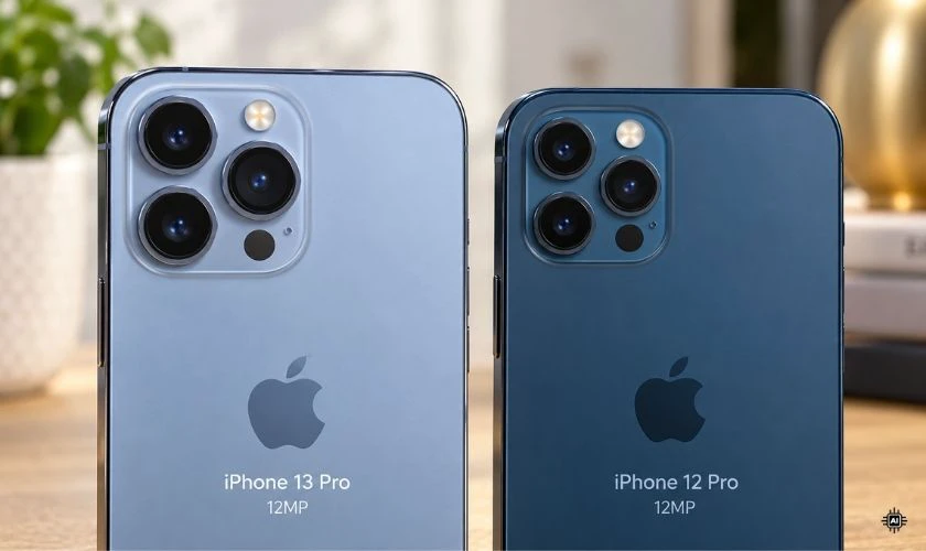 Cả hai mẫu máy đều có hệ thống ba camera sau 12MP