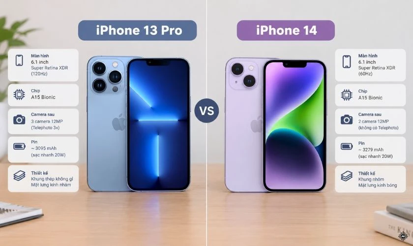Nên chọn mua iPhone 13 Pro hay iPhone 14?