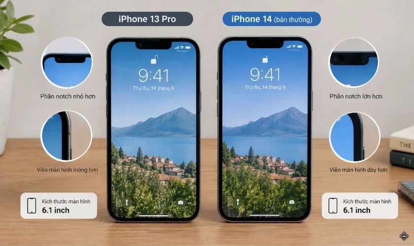Về màn hình: iPhone 13 Pro có lợi thế với ProMotion 120Hz