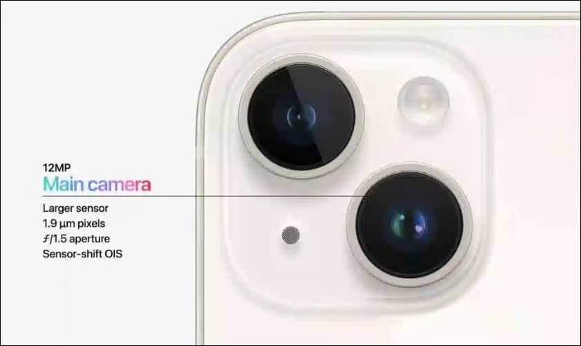 iPhone 14 không có camera telephoto