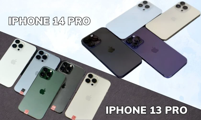 So sánh iPhone 13 Pro và 14 Pro về thiết kế