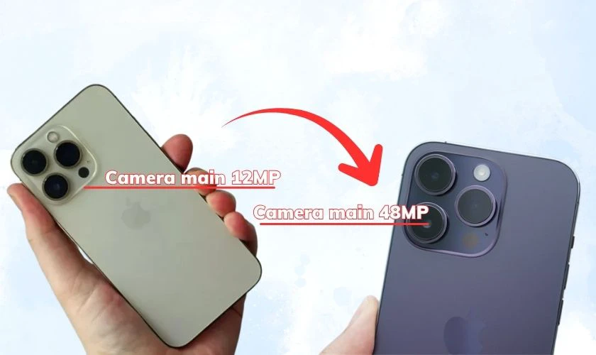 So sánh iPhone 14 Pro và 13 Pro về camera