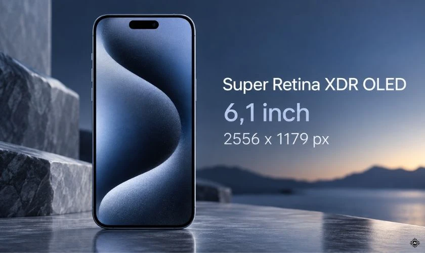 Về màn hình: iPhone 15 Pro sáng và rõ nét hơn