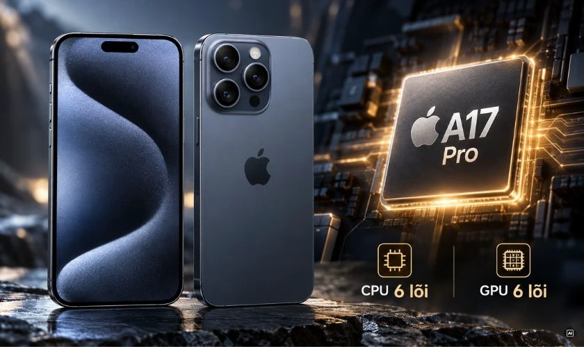 iPhone 15 Pro trang bị chip A17 Pro