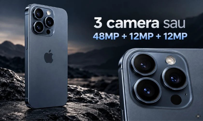 iPhone 15 Pro nổi bật với camera chính 48MP