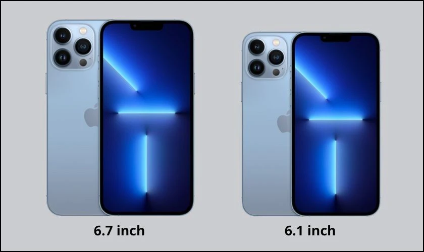 Màn hình của iPhone 13 Pro và 13 Pro Max