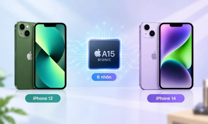 Về hiệu năng: iPhone 14 nhỉnh hơn 1 bậc