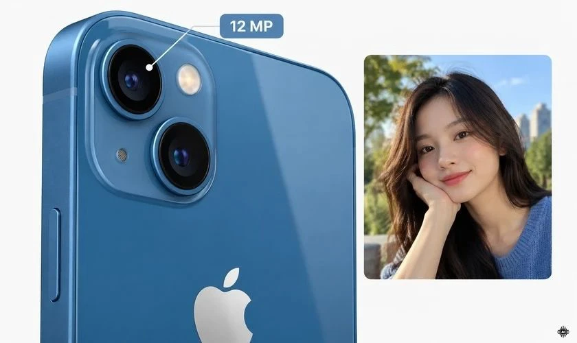 iPhone 13 sở hữu cụm camera kép 12MP