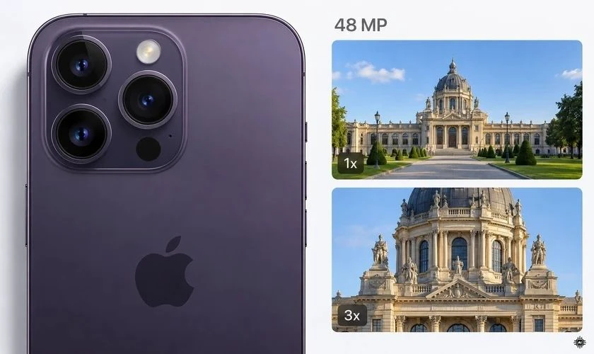 iPhone 14 Pro đa dụng hơn với camera chính 48MP